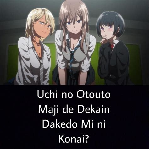 uchi no otouto maji de dekain dakedo|Uchi No Otouto Maji De Dekain Dakedo Mi Ni Konai